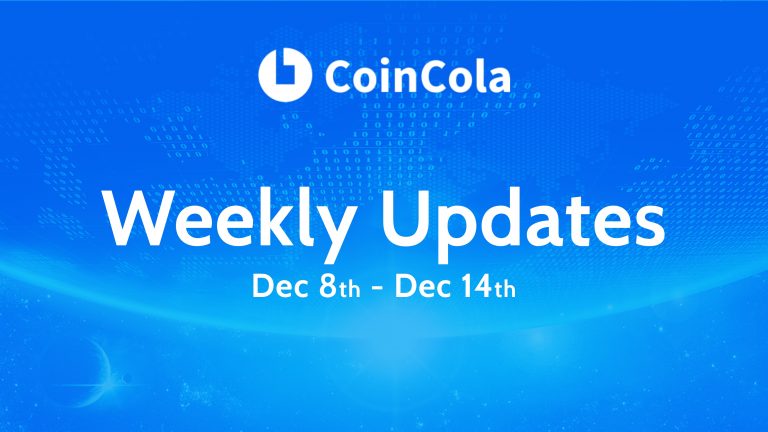 Weekly Updates Vol.5 (2018.12.8-2018.12.14)