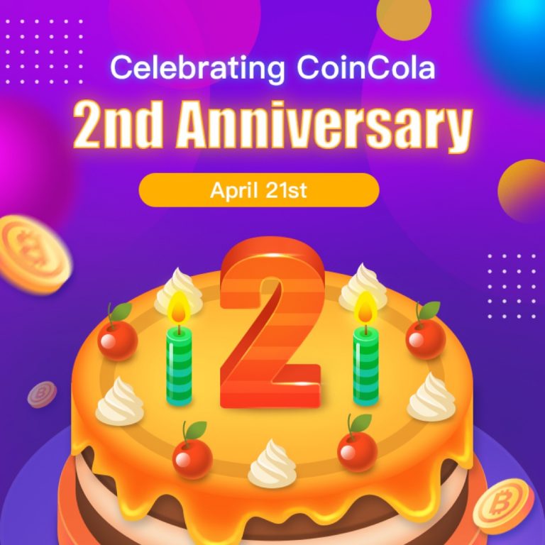 CoinCola is Turning 2!