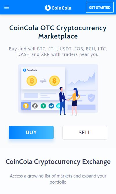 CoinCola OTC Bitcoin Trading