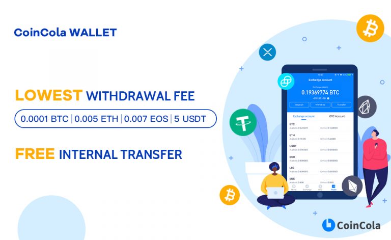 Enjoy the Cheapest External Withdrawal Fee on CoinCola!