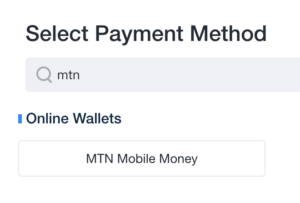 Buying Bitcoin with MTN Mobile Money