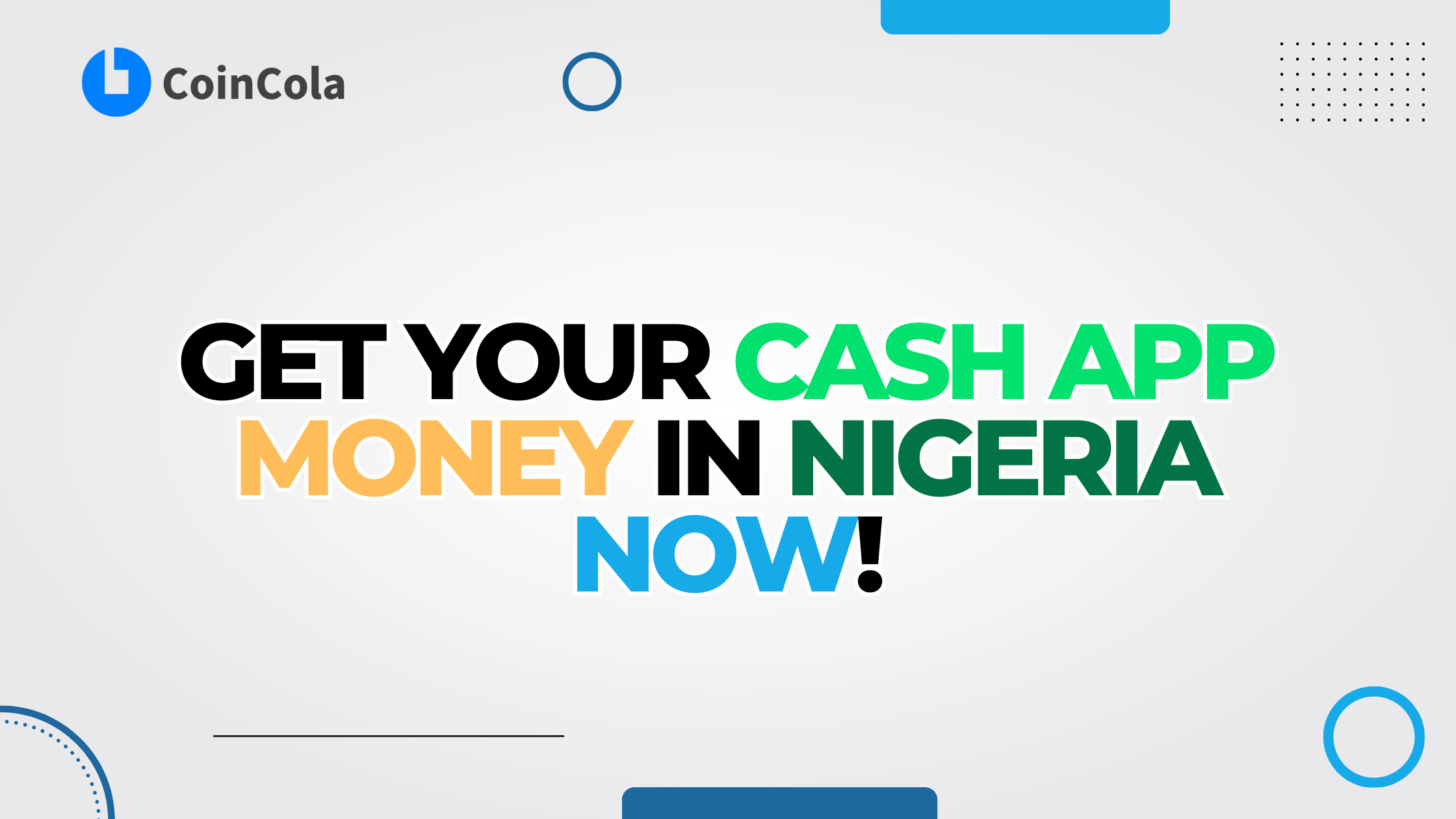 Get Your Cash App Money in Nigeria NOW: 5 Methods No One Is Talking About!  - CoinCola Blog